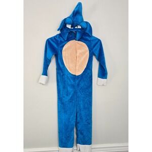 Sonic the Hedgehog Youth Costume Sonic 3 Movie Jumpsuit Cosplay Blue S
